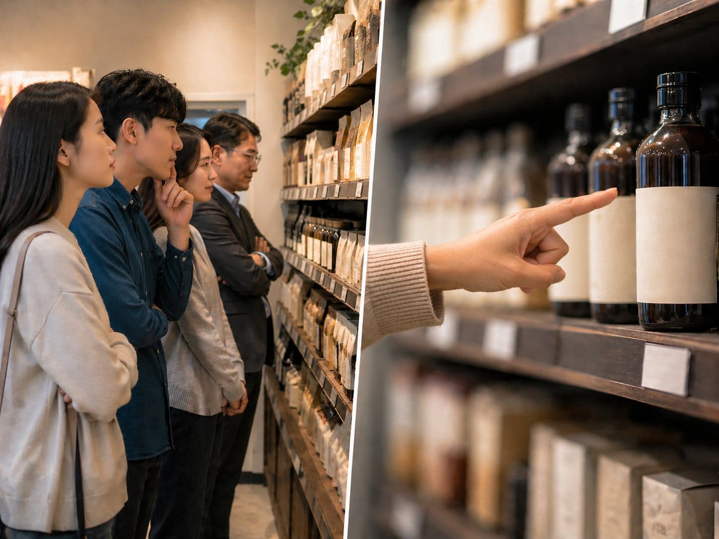 알아보게 하는 일과 선택하게 하는 일은 다른 일입니다